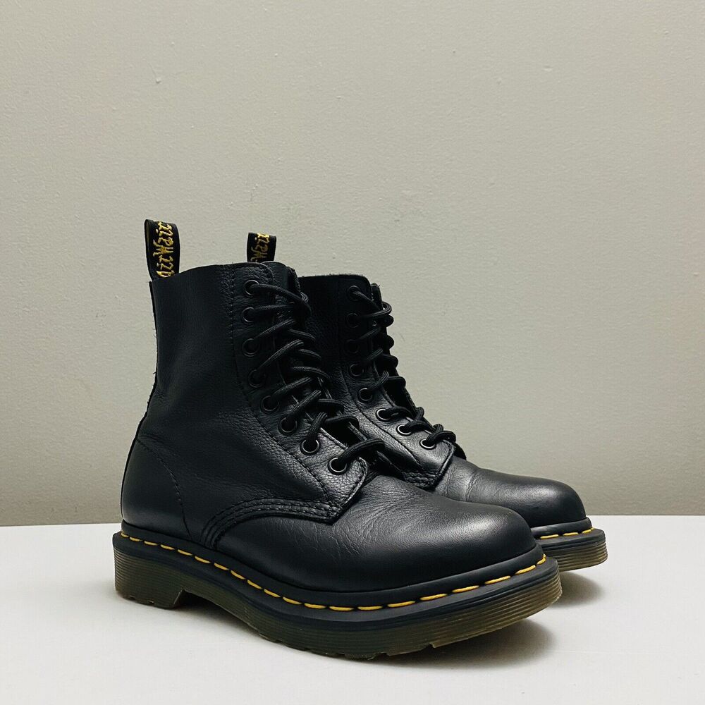 Dr. Martens 1460 Pascal Women's Leather Ankle Boots Lace Up AW004 Black Size 5